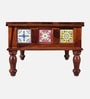 Siramika Sheesham Wood Large Coffee Table In Provincial Teak Finish