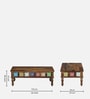 Siramika Sheesham Wood Large Coffee Table In Provincial Teak Finish Siramika Sheesham Wood Large Coffee Table In Provincial Teak Finish