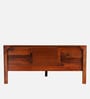 Siramika Sheesham Wood Queen Size Bed In Honey Oak Finish
