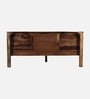 Siramika Sheesham Wood Queen Size Bed In Honey Oak Finish