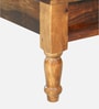 Siramika Sheesham Wood Queen Size Bed In Provincial Teak Finish