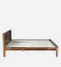 Siramika Sheesham Wood Queen Size Bed In Provincial Teak Finish