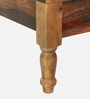 Siramika Sheesham Wood Queen Size Bed In Provincial Teak Finish
