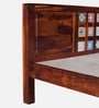 Siramika Sheesham Wood Queen Size Bed In Provincial Teak Finish