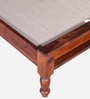 Siramika Sheesham Wood Queen Size Bed In Provincial Teak Finish