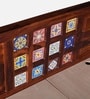 Siramika Sheesham Wood Queen Size Bed In Provincial Teak Finish