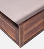 Siramika Sheesham Wood Queen Size Bed In Provincial Teak Finish With Hydraulic Storage