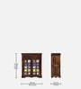 Siramika Sheesham Wood Shoe Cabinet In Provincial Teak Finish