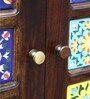 Siramika Sheesham Wood Shoe Cabinet In Provincial Teak Finish