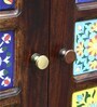 Siramika Sheesham Wood Shoe Cabinet In Provincial Teak Finish