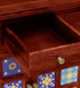 Siramika Sheesham Wood Sideboard In Honey Oak