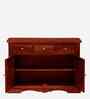 Siramika Sheesham Wood Sideboard In Honey Oak