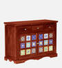 Siramika Sheesham Wood Sideboard In Honey Oak
