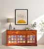 Siramika Sheesham Wood Sideboard In Honey Oak