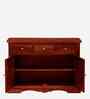 Siramika Sheesham Wood Sideboard In Honey Oak