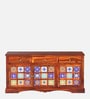 Siramika Sheesham Wood Sideboard In Honey Oak