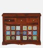 Siramika Sheesham Wood Sideboard In Honey Oak Siramika Sheesham Wood Sideboard In Honey Oak