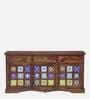 Siramika Sheesham Wood Sideboard In Provincial Teak Finish