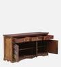 Siramika Sheesham Wood Sideboard In Provincial Teak Finish