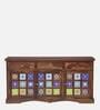 Siramika Sheesham Wood Sideboard In Provincial Teak Finish