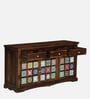 Siramika Sheesham Wood Sideboard In Provincial Teak Finish Siramika Sheesham Wood Sideboard In Provincial Teak Finish