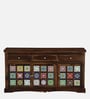 Siramika Sheesham Wood Sideboard In Provincial Teak Finish Siramika Sheesham Wood Sideboard In Provincial Teak Finish