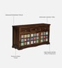 Siramika Sheesham Wood Sideboard In Provincial Teak Finish Siramika Sheesham Wood Sideboard In Provincial Teak Finish