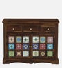 Siramika Sheesham Wood Sideboard In Provincial Teak