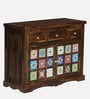 Siramika Sheesham Wood Sideboard In Provincial Teak