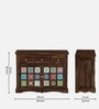 Siramika Sheesham Wood Sideboard In Provincial Teak
