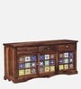 Siramika Sheesham Wood Sideboard In Rustic Teak Finish