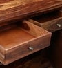 Siramika Sheesham Wood Sideboard In Rustic Teak Finish