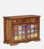 Siramika Sheesham Wood Sideboard In Rustic Teak