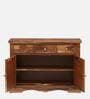 Siramika Sheesham Wood Sideboard In Rustic Teak