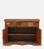 Siramika Sheesham Wood Sideboard In Rustic Teak