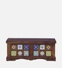 Siramika Sheesham Wood Trunk in Provincial Teak Finish