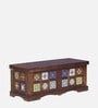 Siramika Sheesham Wood Trunk in Provincial Teak Finish