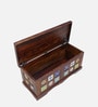 Siramika Sheesham Wood Trunk in Provincial Teak Finish