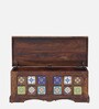 Siramika Sheesham Wood Trunk in Provincial Teak Finish