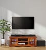 Siramika Sheesham Wood TV Console in Honey Oak Finish for TVs up to 50"