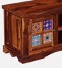 Siramika Sheesham Wood TV Console in Honey Oak Finish for TVs up to 50"