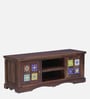 Siramika Sheesham Wood TV Console in Provincial Teak Finish for TVs up to 50"