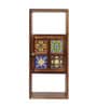 Siramika Sheesham Wood Book Shelf in Rustic Finish