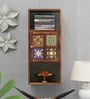 Siramika Sheesham Wood Book Shelf in Rustic Finish