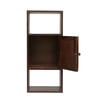 Siramika Sheesham Wood Book Shelf In  Provincial Teak Finish