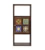 Siramika Sheesham Wood Book Shelf In  Provincial Teak Finish