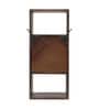 Siramika Sheesham Wood Book Shelf In  Provincial Teak Finish