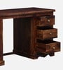Siramika Sheesham Wood Writing Table In Provincial Teak Finish
