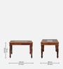 Siramika Sheesham Wood 6 Seater Dining Table In Honey Oak Finish