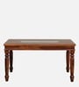 Siramika Sheesham Wood 6 Seater Dining Table In Honey Oak Finish